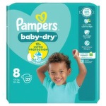 Pampers Baby-Dry Nappies Size 8 (27 Piece)